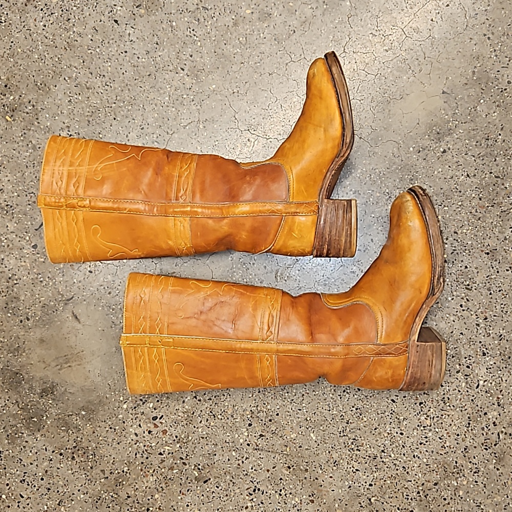 Frye Women's Tall Leather Boots - Tan